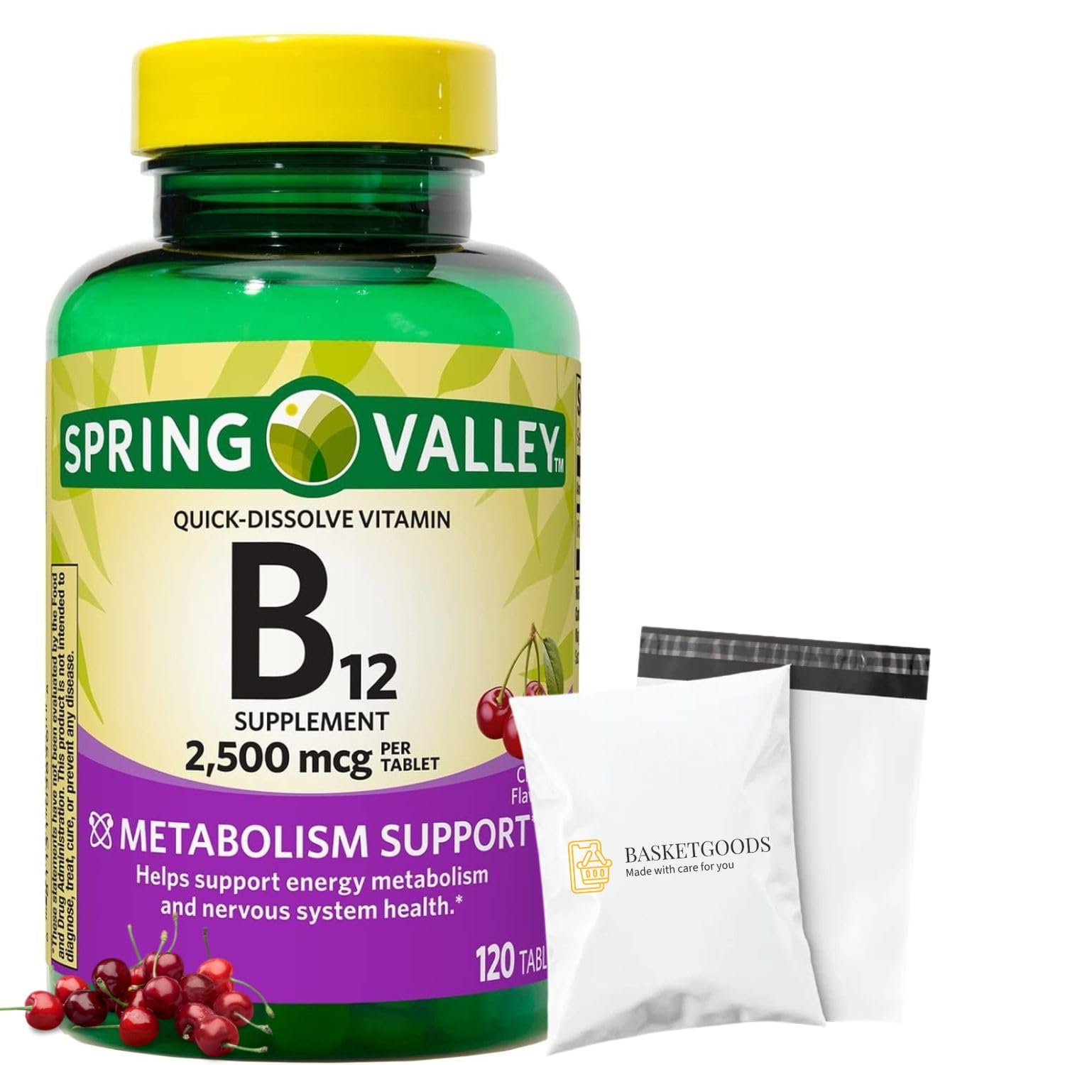 Amazon.com: Spring Valley Vitamin B12 2500 mcg Quick-Dissolve