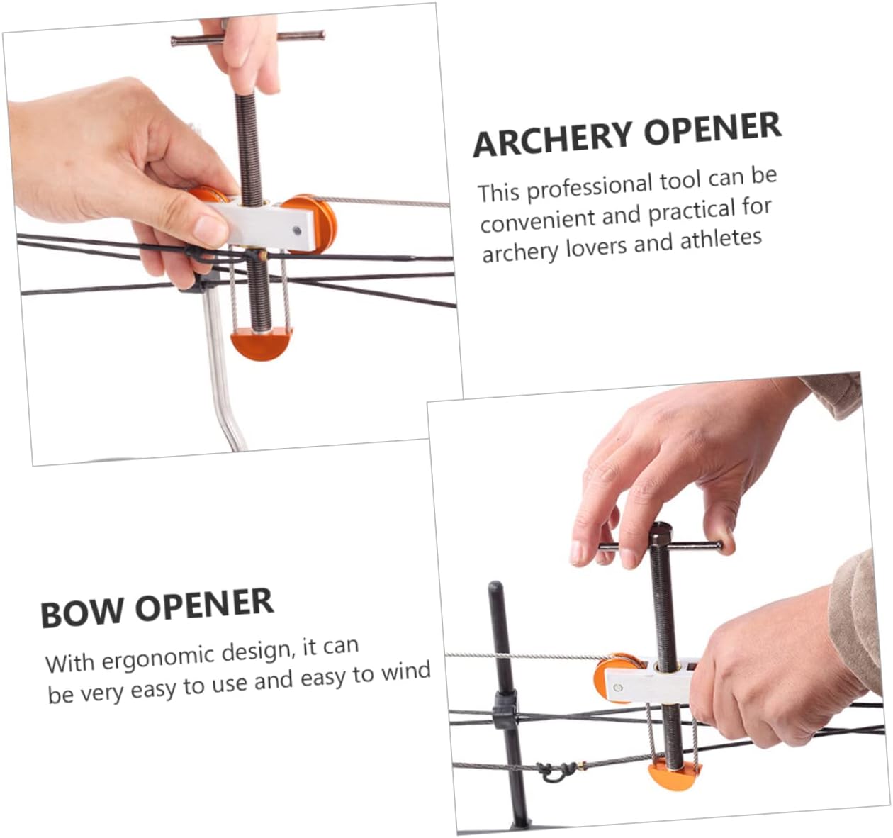 1set Professional Bow String Changer Tool Ergonomic Design for Easy Use Lightweight and Portable Flexible Grippers for Longbows Traditional Bows