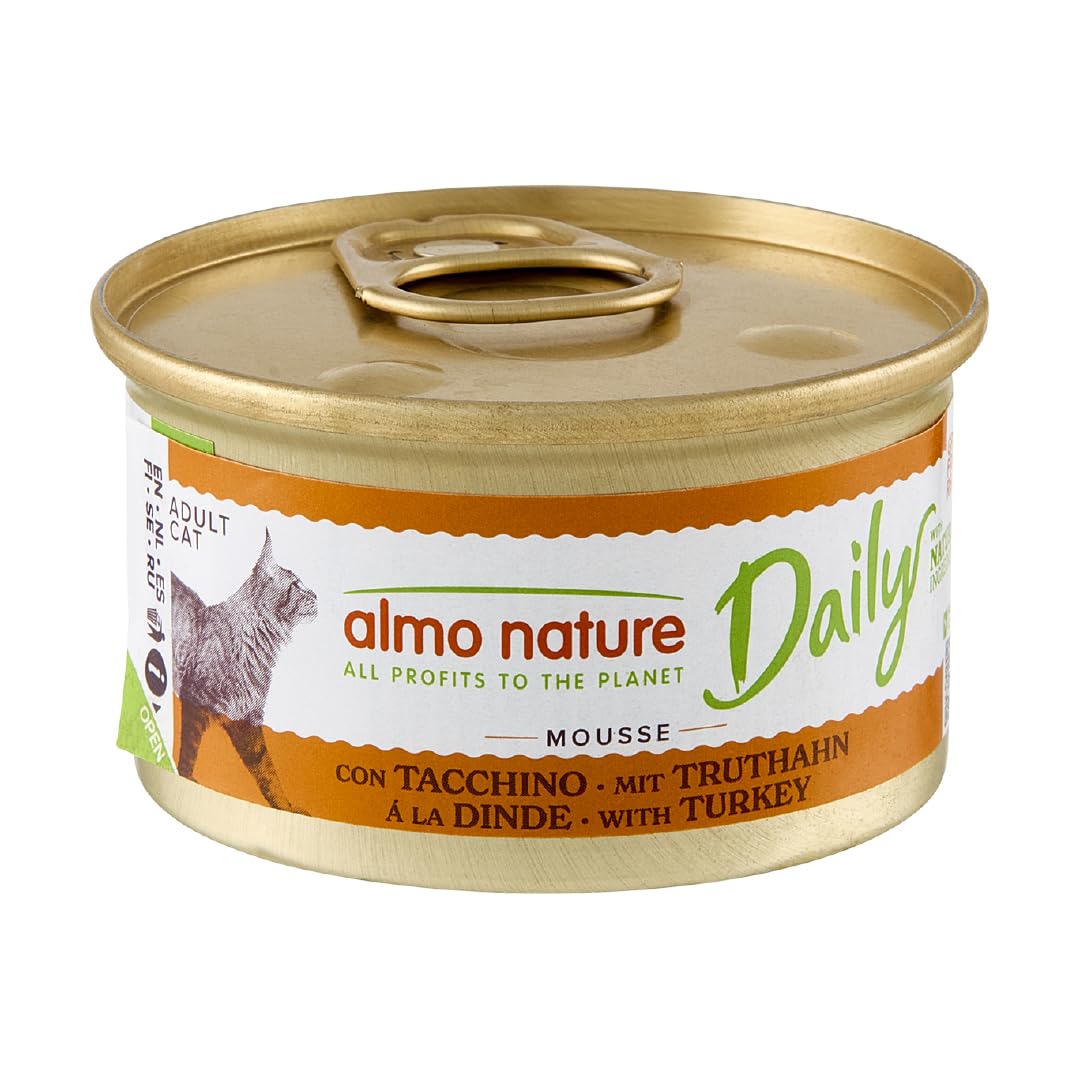 Almo Nature Daily Menu For Cats 6 X 85G - Mousse With Turkey