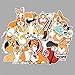 Welsh Corgi Pembroke Stickers for Water Bottles 50 Pack Cute,Waterproof,Aesthetic,Trendy Stickers for Teens,Girls Perfect for Waterbottle,Laptop,Phone,Travel Extra Durable Vinyl (Welsh Corgi Pembroke)