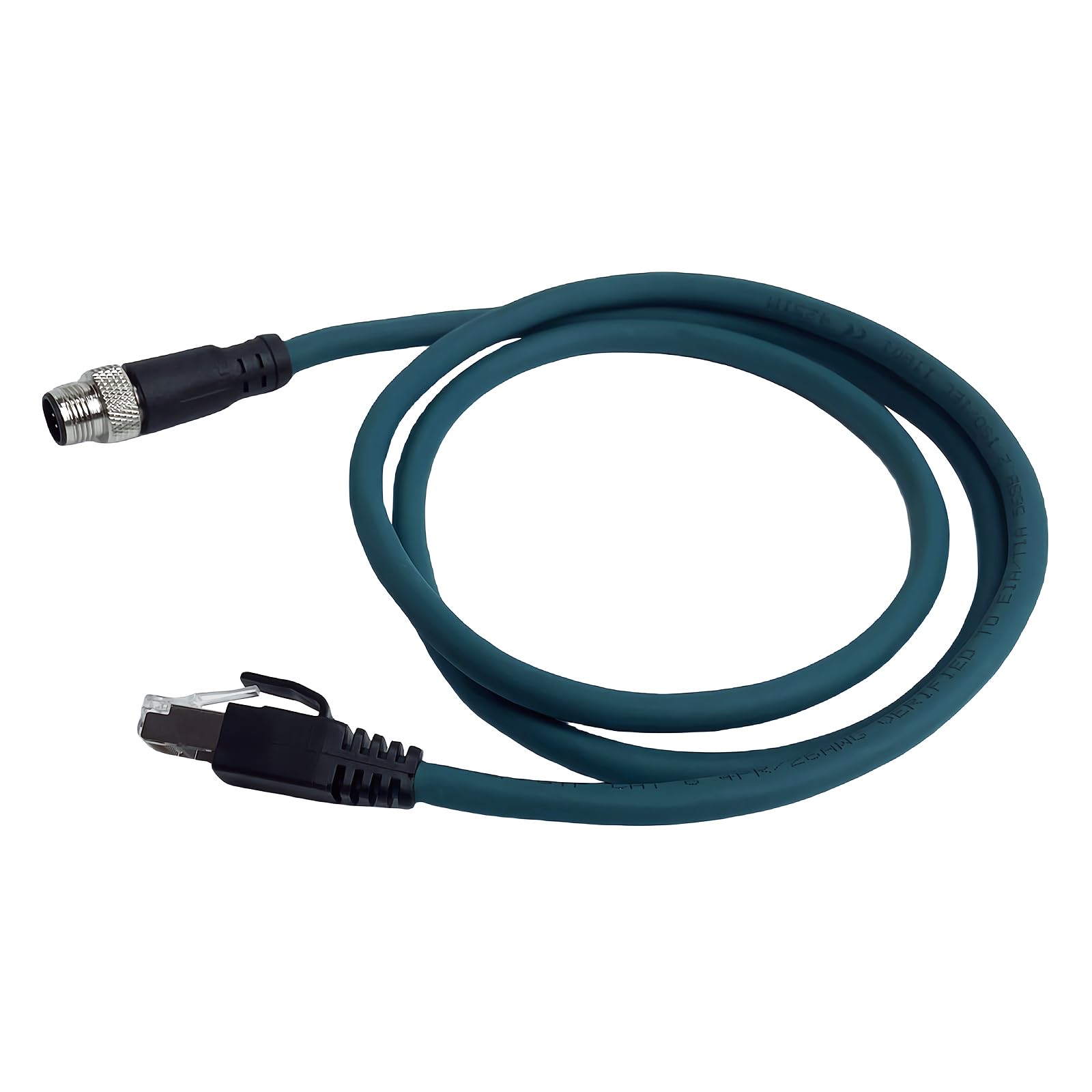 Kabel złącza M12 do RJ45 M12 8-pinowy 4-pinowy kodowanie typu A/D do ekranowania RJ45 Ethernet Profinet Line (M12 A-RJ45, 10M)