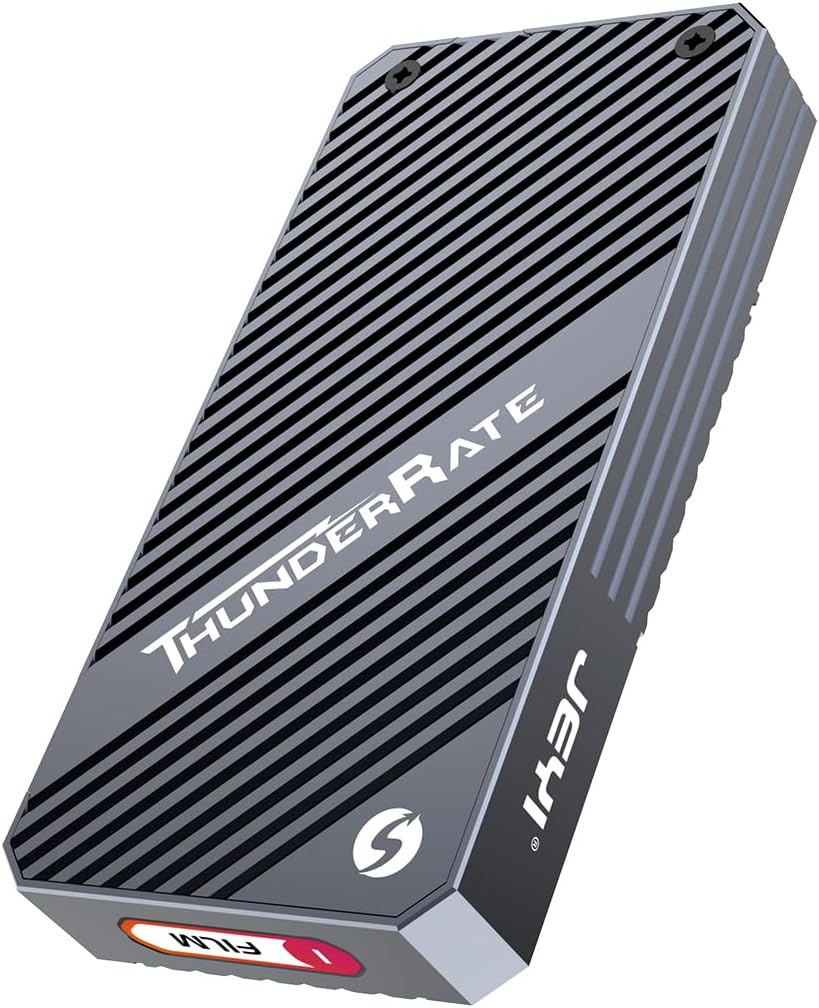 JMT USB 4.0 SSD Enclosure 40Gbps M.2 NVMe 2280 to USB-c Solid State Drive Case Compatible with Thunderbolt4/3 USB 3.2/3.1/3 (TB-2464)