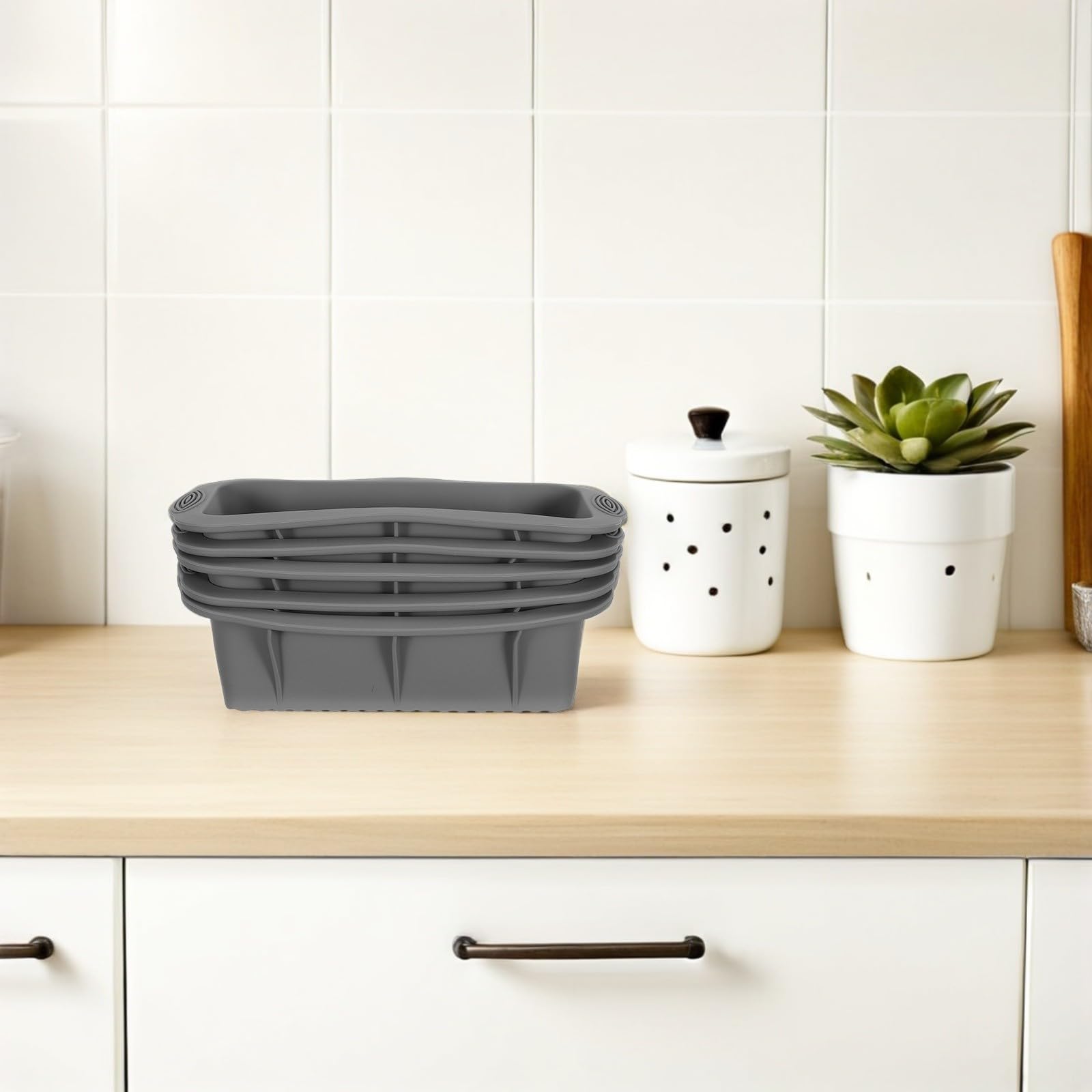 Stampo per Blocchi di Ghiaccio in Silicone Grande 5 Pezzi