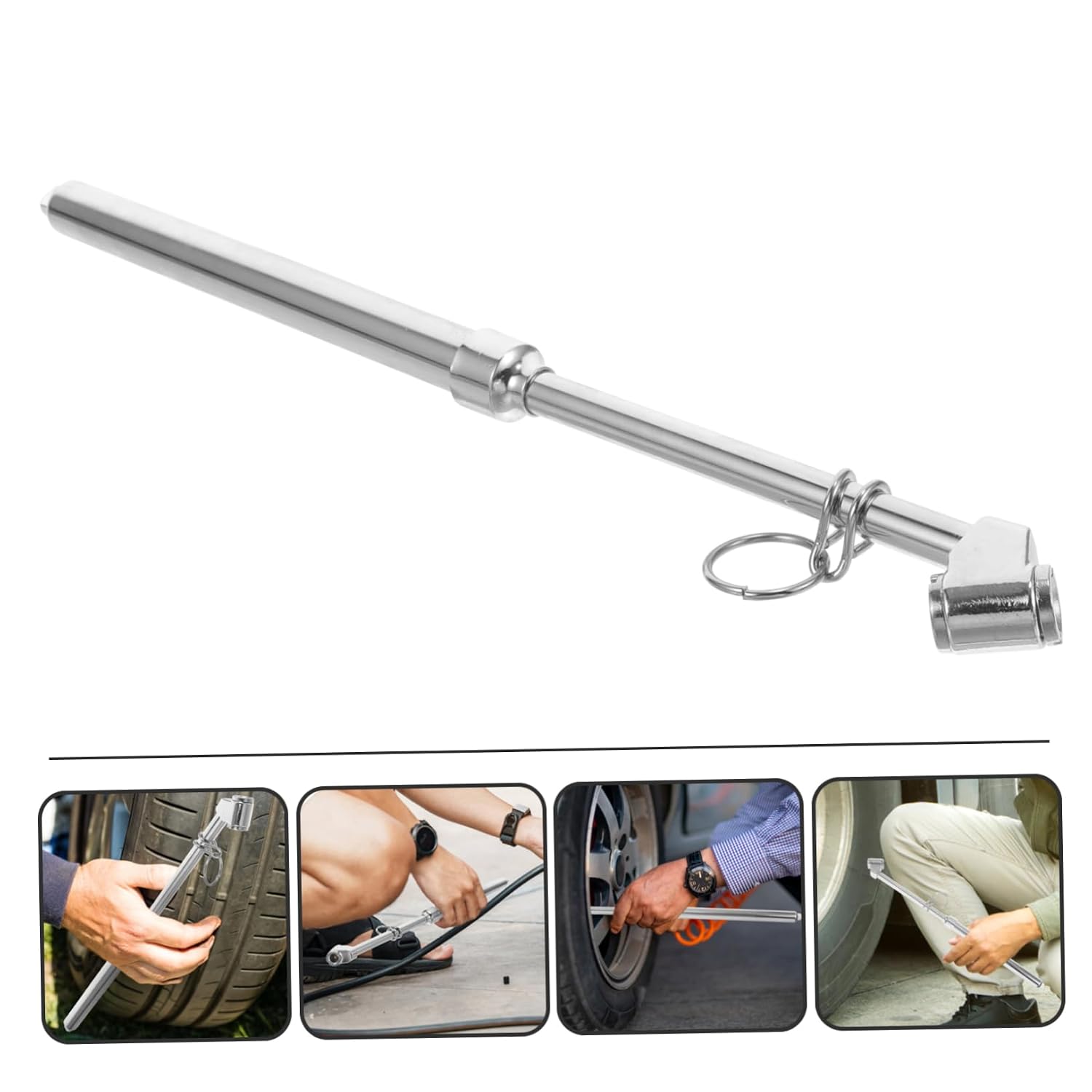 Outanaya Tire Pressure Gauge Pencil Psi Durable Car Truck Tire Pressure Tool for Accurate Measurements Compact Portable Design for Easy Storage