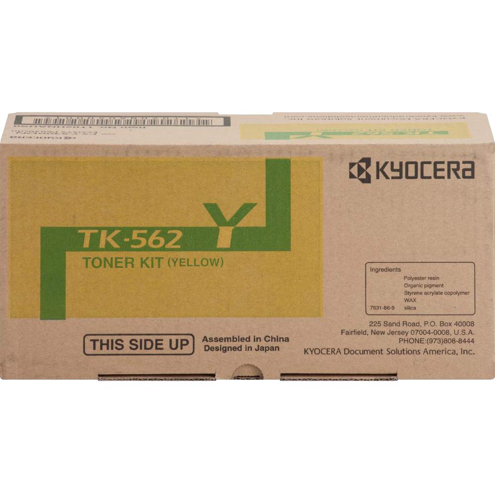 OEM KYOCERA MITA TK-562Y (1T02HNAUS0) Toner CTG, Yellow, 10K Yield