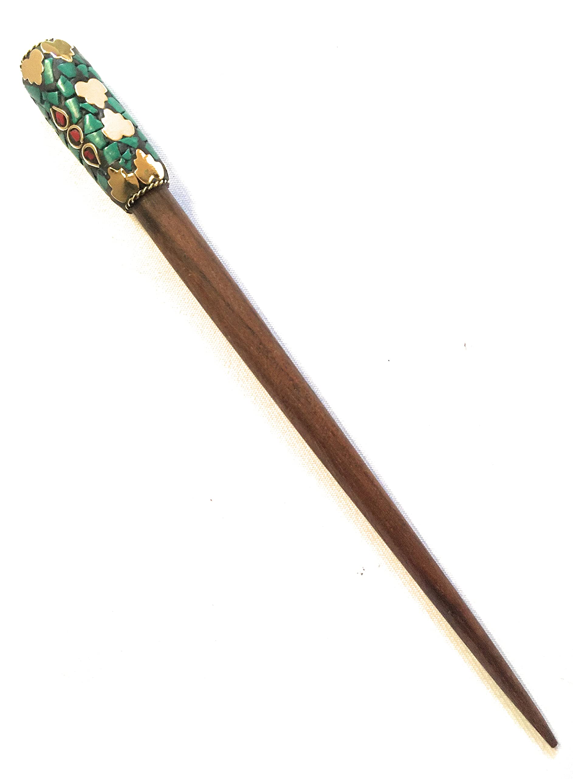 Triply9 Multicolor Handcrafted Wooden Hair stick Handmade Rhinestone for Girls and Women Bun Stick (Pack of 1) (B0BC5SDM4W) Amazon Price History, Amazon Price Tracker