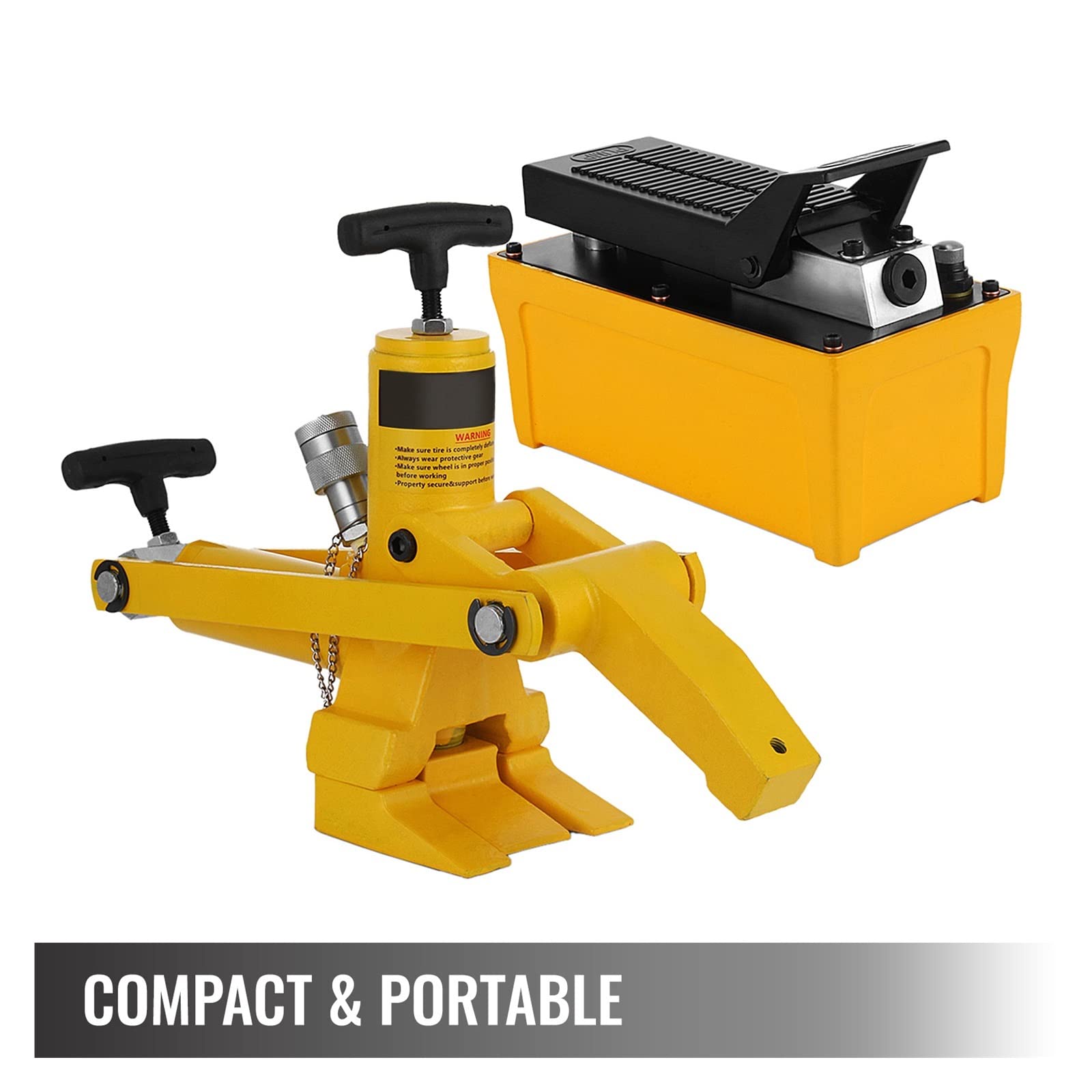 Hydrauliczna zmieniarka do opon 10000 PSI Lever Opony bez usuwania dla wszystkich rodzajów Automatyczna maszyna Zapewnij Stabilność(Plus Foot Pump)