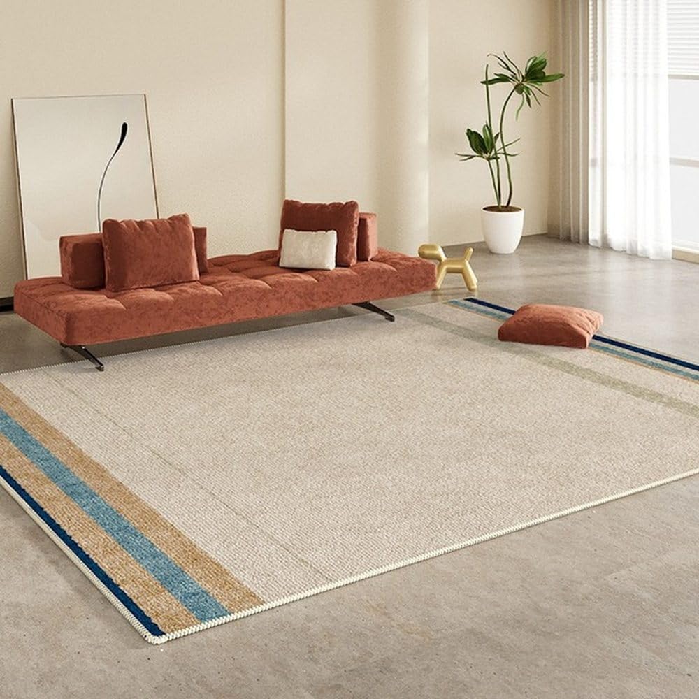 Tapis de salon américain rétro en peluche pour chambre 100x160 cm