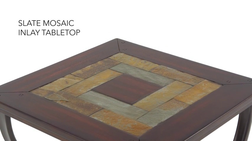 Ashley Furniture Signature Design Zander Chair Side End Table Contemporary Style Accent Table