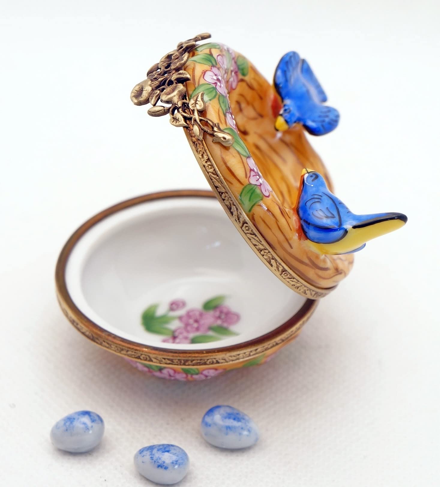 リモージュボックス　スズメ　love bird リモージュボックス スズメ love bird