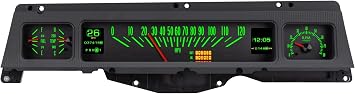 Dakota Digital RTX-66C-NOV-X Retrotech Gauge Instrument System Compatible with 1966-67 Chevy Nova