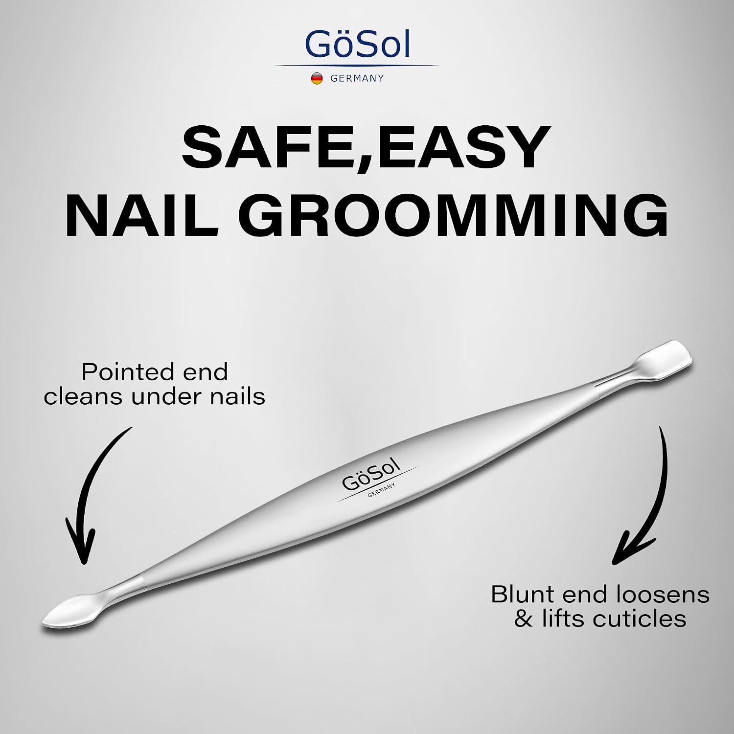 Pro Cuticle Pusher & Nail Polish Tool