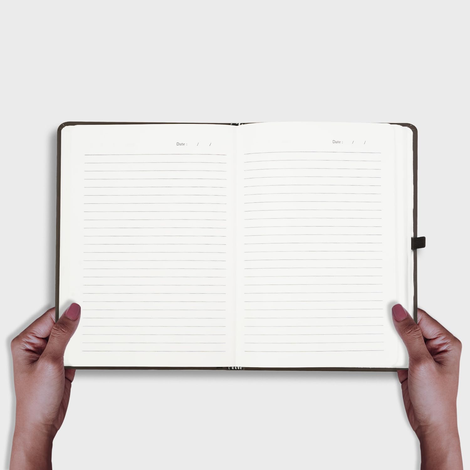 Infinity Notebook Journal, A5 Maestro Liniertes Papier Journal Notizbuch, 80 GSM Liniertes FSC-bewertetes Papier, Hardcover, klassische Schreibtagebücher, Tagebuch mit Gesäßtasche, Stifthalter, 6
