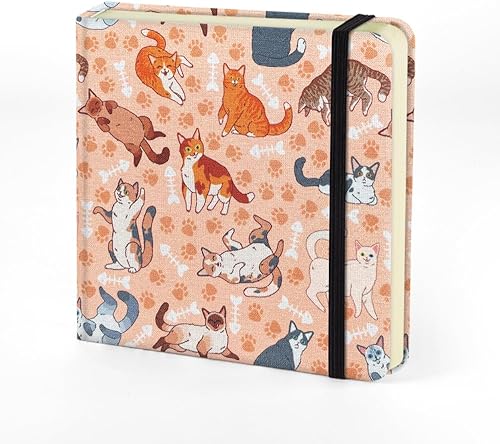 Miniatura 30 de Mifuner Cuadernos Mini de 5x5, 80gsm, Páginas en Blanco, Cuadernos de Bocetos, Diario de Viajes, Cuaderno de Bolsillo, Tapa Dura, Cuaderno