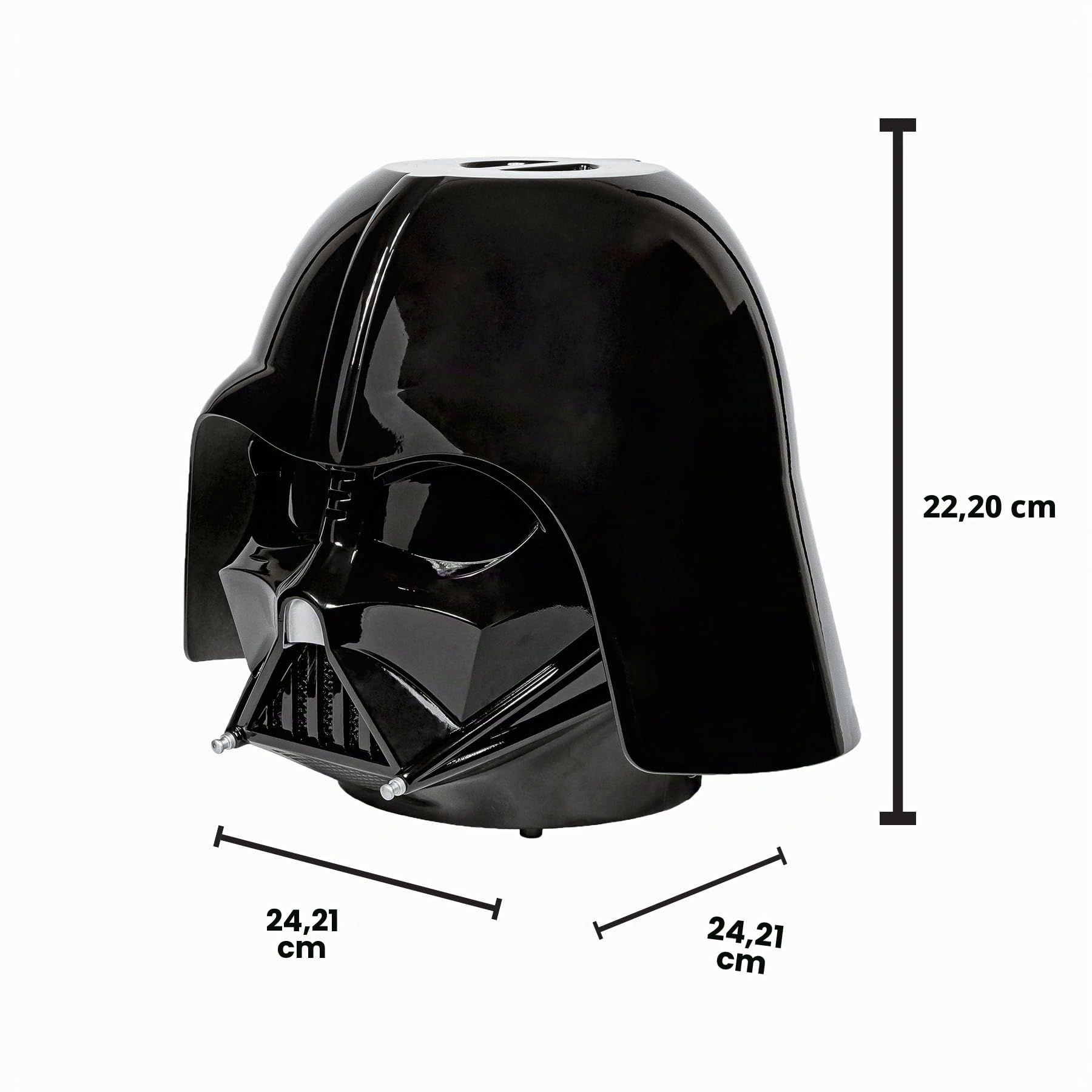 Uncanny Brands Darth Vader - Máquina para hacer palomitas de maíz, diseño de Star Wars