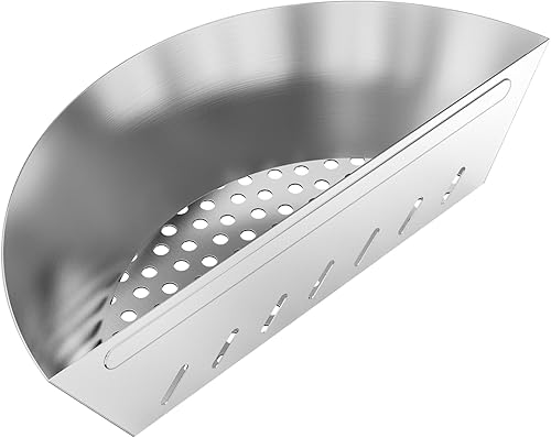 Miniatura 8 de onlyfire Cesta de carbón, cesta de parrilla con depósito de agua, soporte de carbón de acero inoxidable para parrillas Weber de 22/26 pulgadas