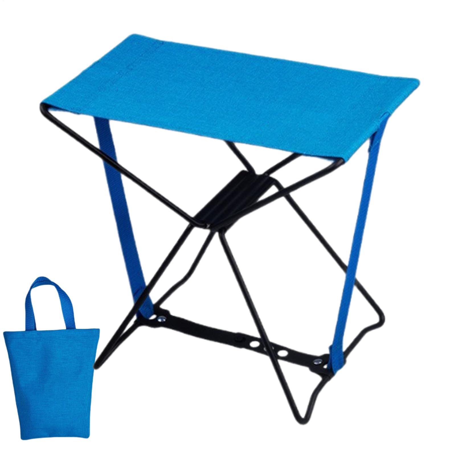 Sgabello pieghevole Compatto | Sgabello Leggero da Campeggio e Sedia Pieghevole per Campeggio Escursionismo Pesca Picnic Viaggio Vacanza Spiaggia Piscina