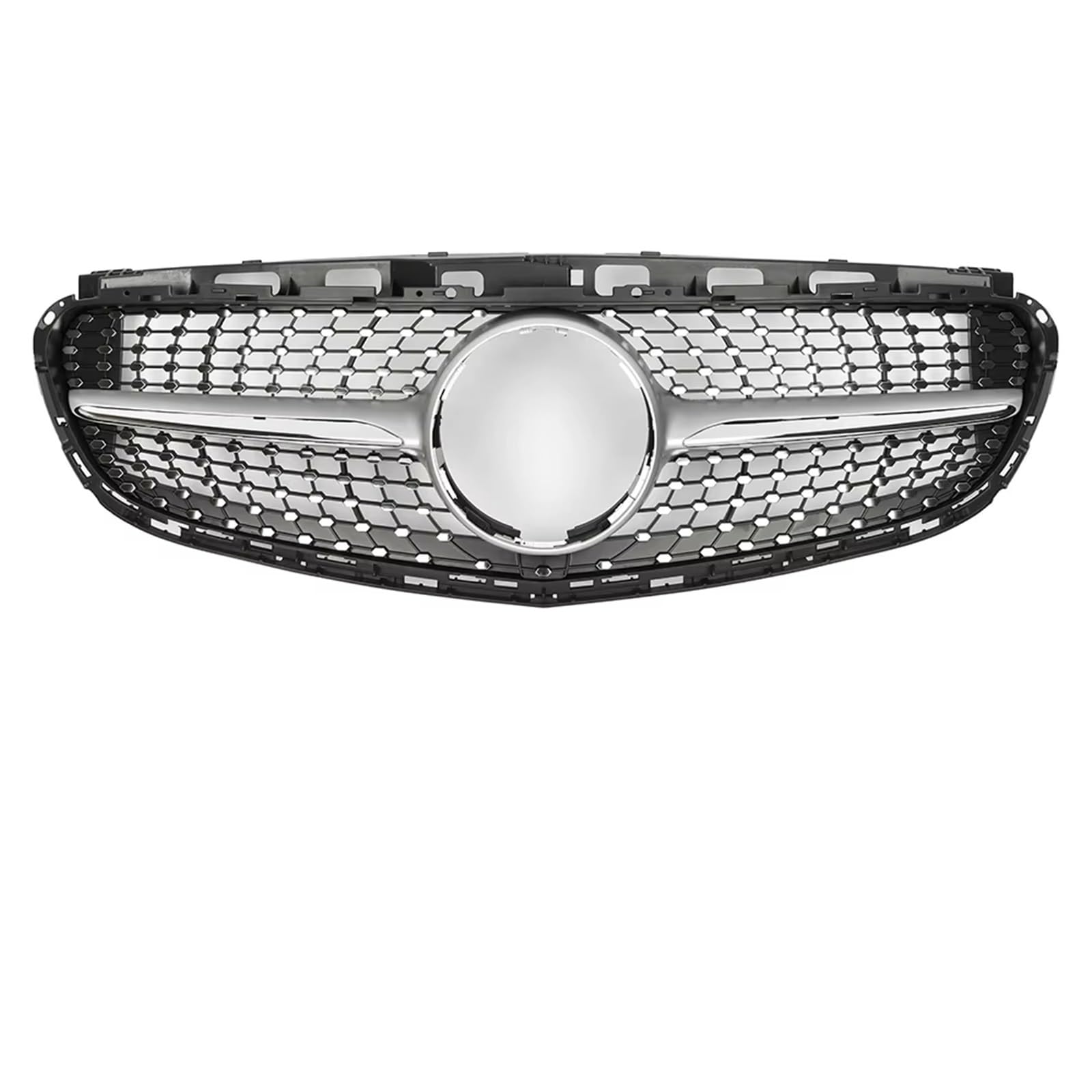 Calandre Benz E W212 E350 E400 finition chrome et design noir GTR - 7