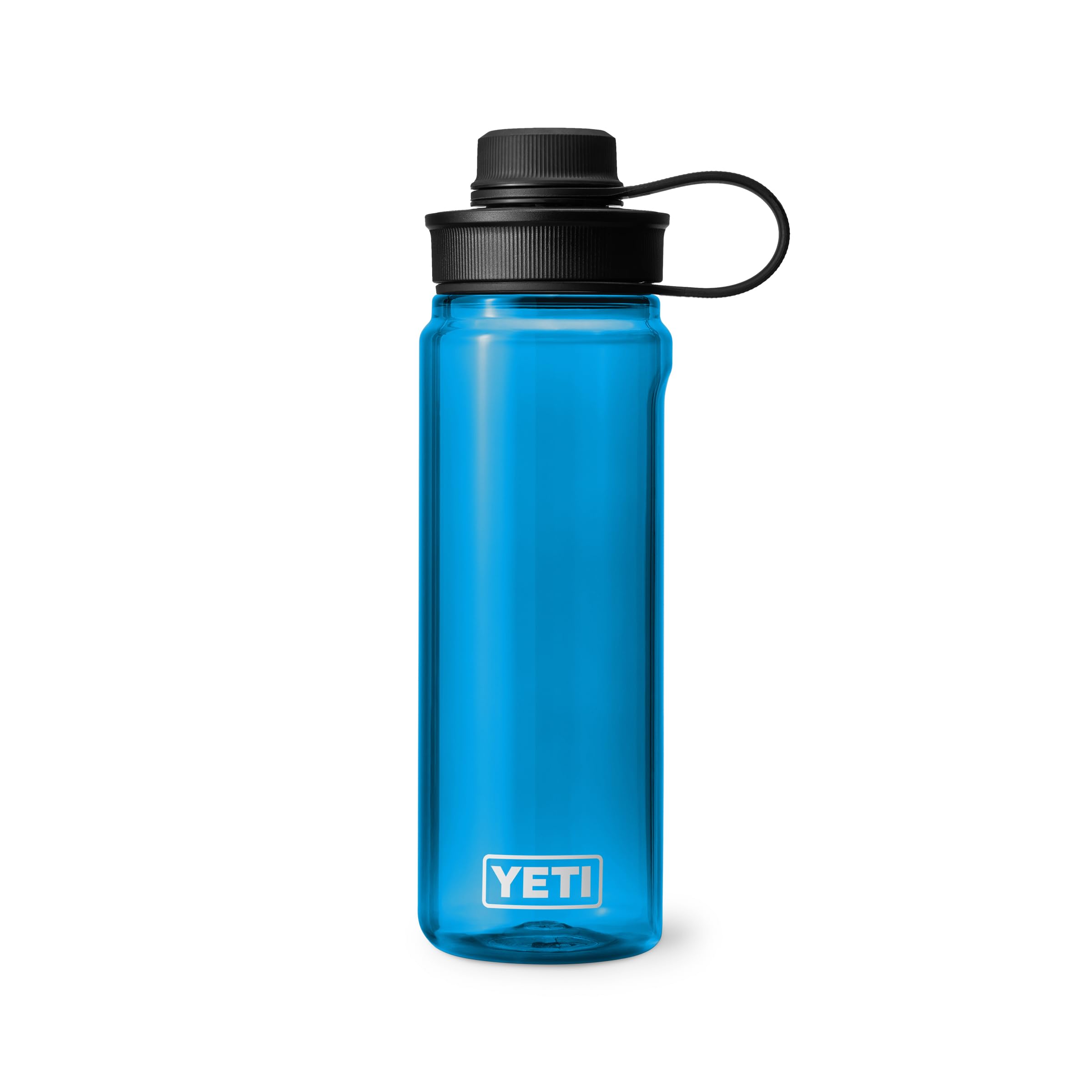 YETI Yonder 750 ml/25 oz Water Bottle with Yonder Tether Cap, Big Wave Blue