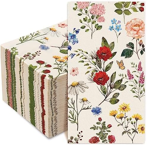 AnyDesign 80 Pack Floral...