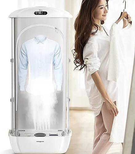 Miniatura 2 de Secador de vapor Máquina de planchar automática portátil Secadora automática Plancha de vapor para el hogar Planchar ropa plegable removedor de