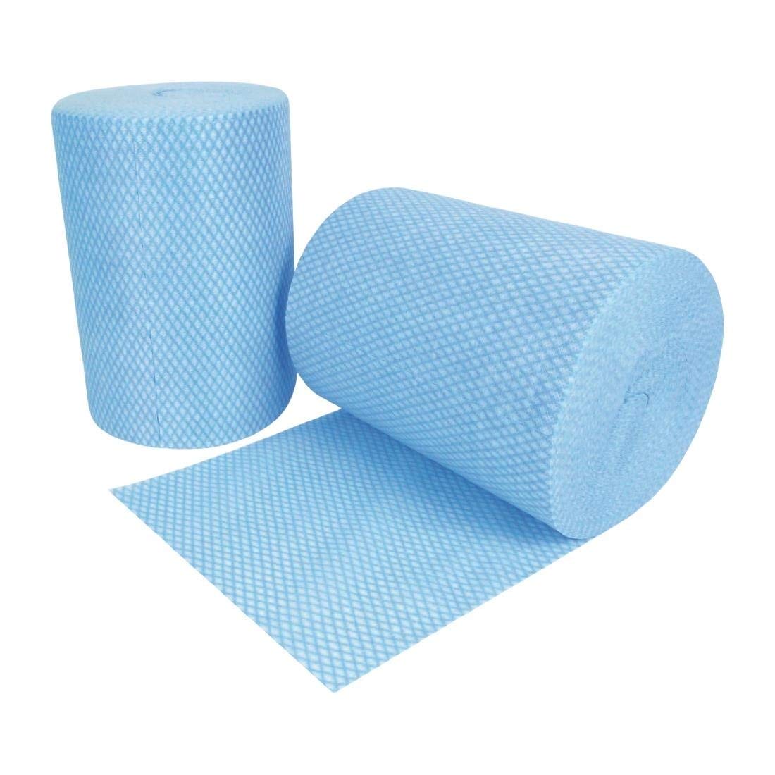 ECOTECH elsr700b Envirolite gamuza de limpieza Super rollo, grande, azul (Pack de 700)