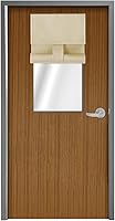 Vista 77 de WdFour Classroom Door Window Cover - Blackout Shades for Classroom Windows & Doors, No Tool Installation Room Darkening Curtains, Lockdown Window