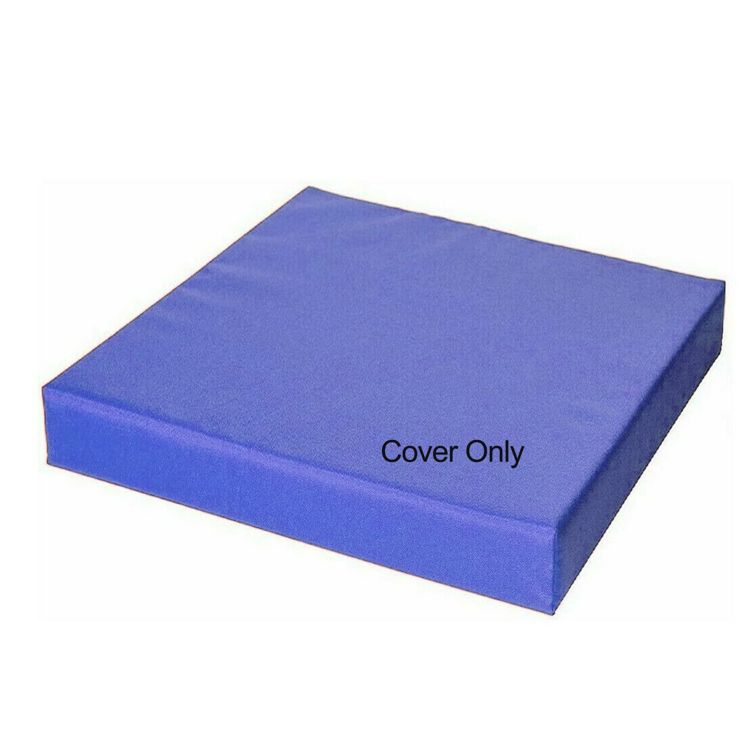 5cm (2-Inch) Thick Outdoor/Indoor Replacement Seat Cushion Cover Only – Durable, Lightweight Zippered Cover for Rattan Patio Garden Chair Pads – Machine Washable (Purple, 40 x 45cm / 16" x 18") — image 1
