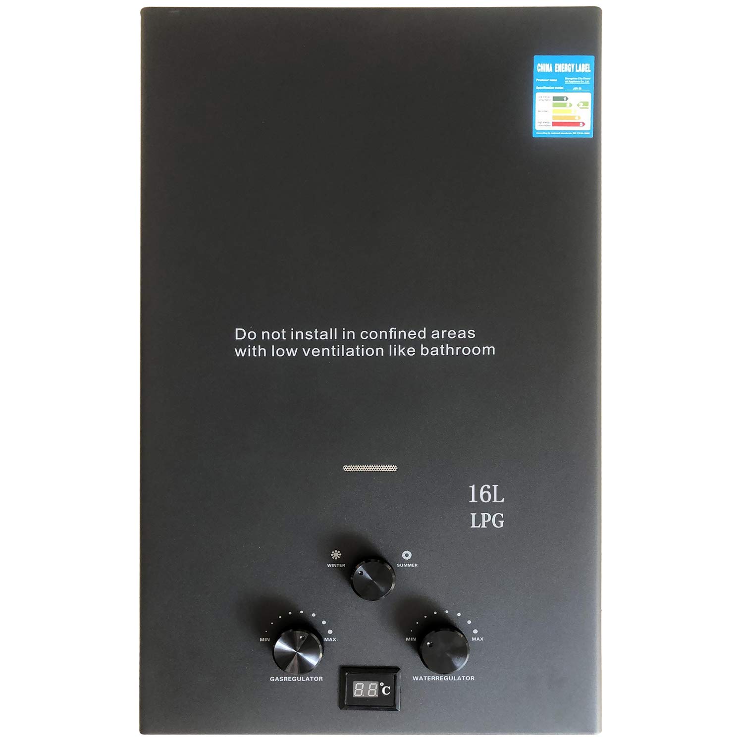 Buy INWAVE Propane Hot Water Heater 16L Tankless Propane Water heater 4