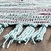 SAFAVIEH Rag Rug Collection Accent Rug - 4' x 6', Blue & Multi, Handmade Boho Stripe Cotton, Ideal for High Traffic Areas in Entryway, Living Room, Bedroom (RAR121B)