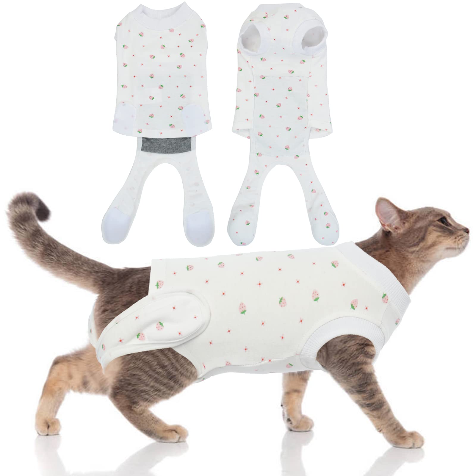 Buy DENTRUN Cat Surgery AntiLicking Spay Recovery Suit, Cat Small Dog