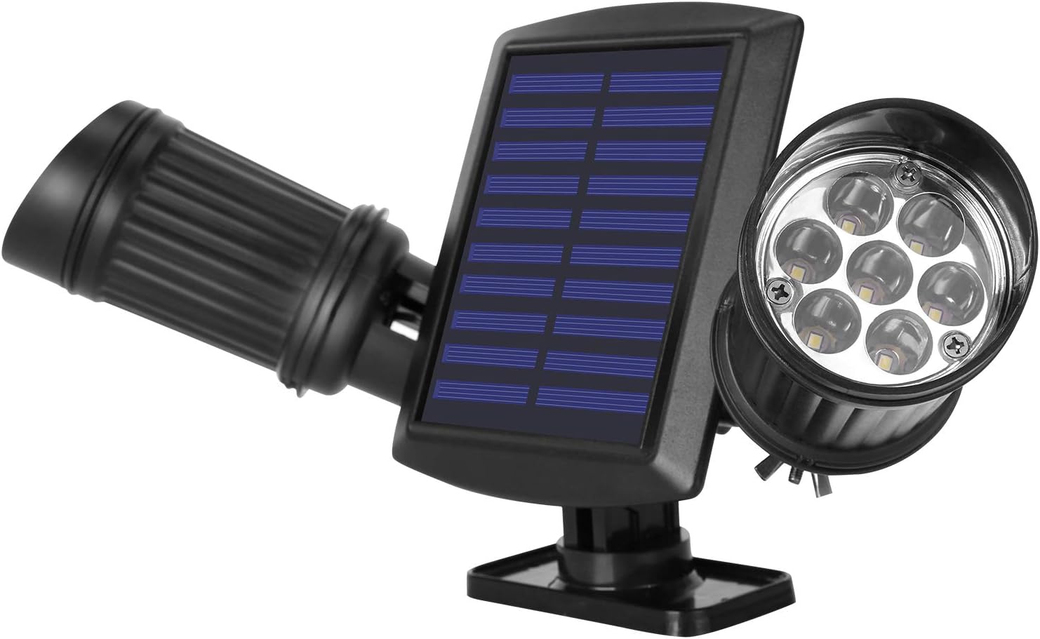Yiiyaa LED Security Lights Motion Outdoor, 7000K 14LED Waterproof Solar Motion Sensor Lights 180 Detection Beam Angle Adjustable PIR Human Body Sensor Security for Garage Porch Patio Garden Driveway