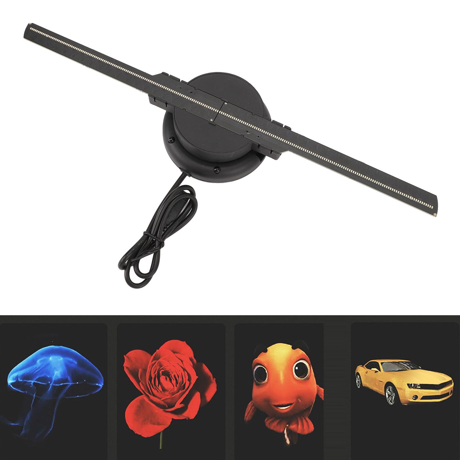 3D-Hologramm-Fan-Werbemaschine für Party-Shop, Schild, Bar, Geschäft, Projektion für Kneipen, Nackte Augen, Holografische Fan-Bauchmuskeln für Feier, Party, Kneipe, Bar, Fans