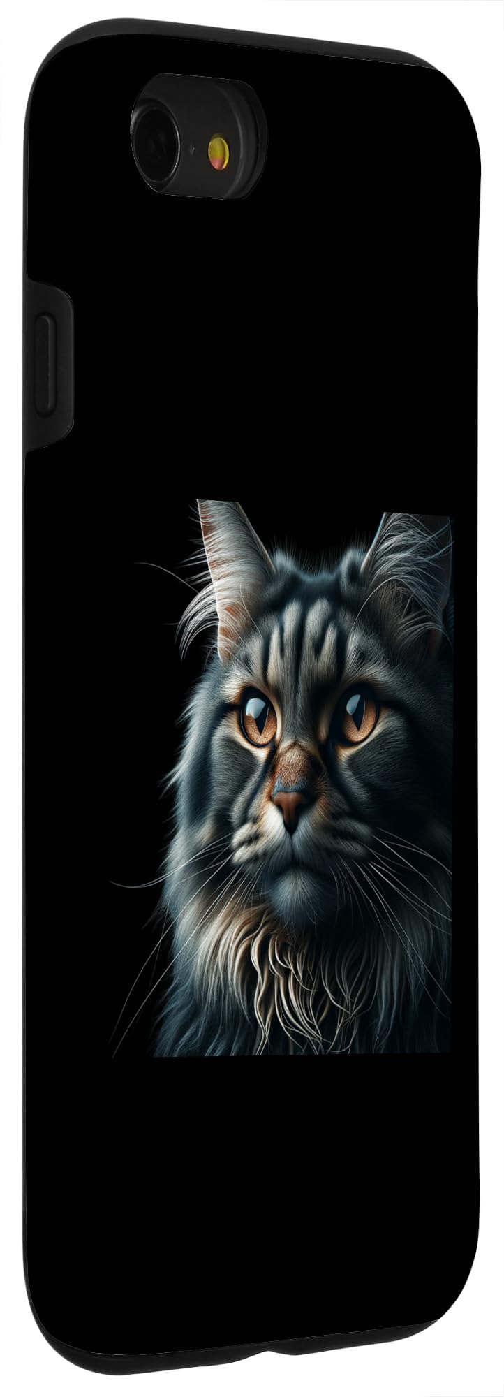 iPhone SE (2020) / 7 / 8 Manx Cat Shirt Cat Face Cute Cat Lover Cat Mom Dad Portrait Case - Image 3