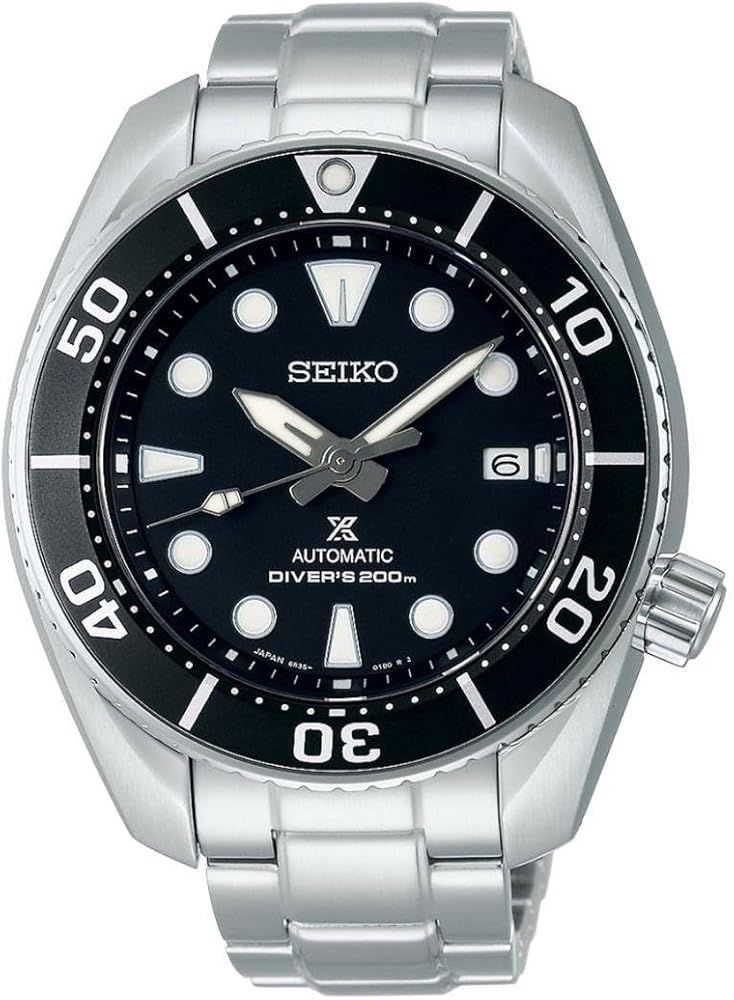 Amazon.com: SEIKO Prospex Automatic Black Dial Stainless Steel