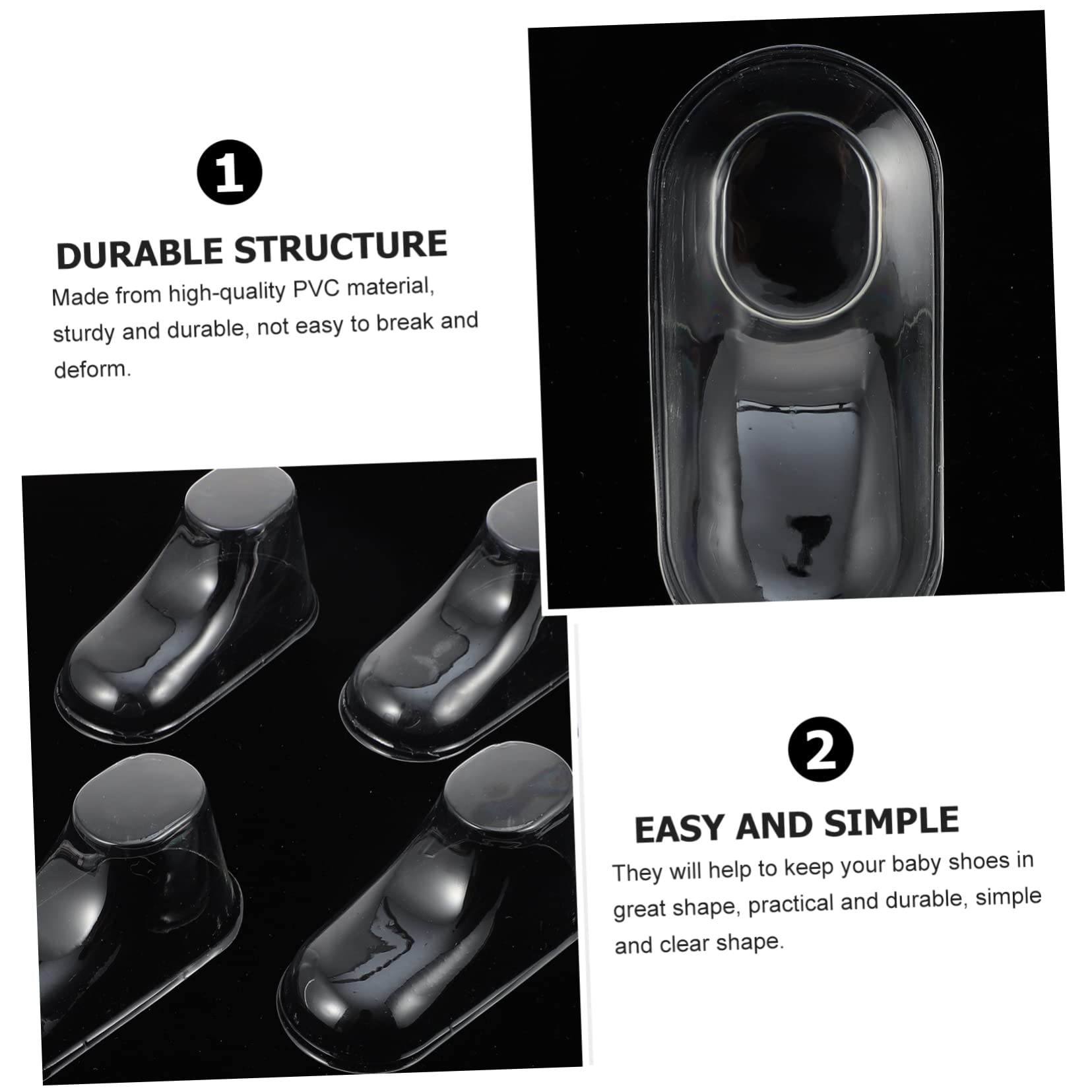 SEWACC Shoes Display Holder Baby Foot Model Display 10 Pcs Baby Socks Holder Fine Craftsmanship Decorative and Functional