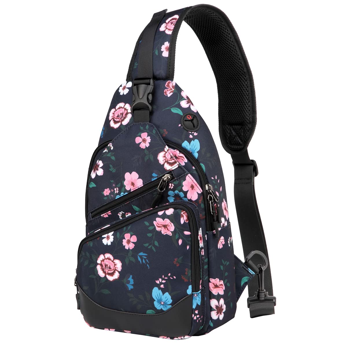 VASCHYSling Bag for Men Women, One Strap Over the Shoulder Cross Body Backpack Chest Bag for Hiking/Travel/Outdoor
