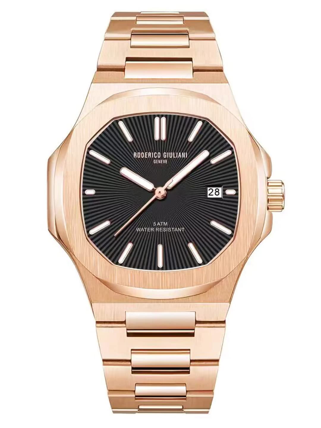 See full amazon price history chart for RODERICO GIULIANI Analog Black DIAL Rose-Gold CASE Rose-Gold Steel Bracelet Mens Watch MSTA-7703 RODERICO GIULIANI Analog Black DIAL Rose-Gold CASE Rose-Gold Steel Bracelet Mens Watch MSTA-7703 (B0C6ZT4THK) Amazon Price History, Amazon Price Tracker