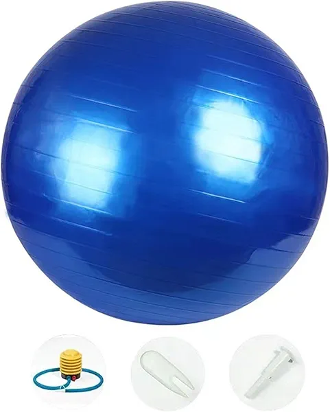 Yoga Ball Exercise Ball,Slip Resistant and Anti-Burst Stability Ball with Quick Pump,30 Inches Workout Ball,Yoga Ball Chair,Swiss Ball for Home Gym Physical Therapy Balance Pilates Fitness