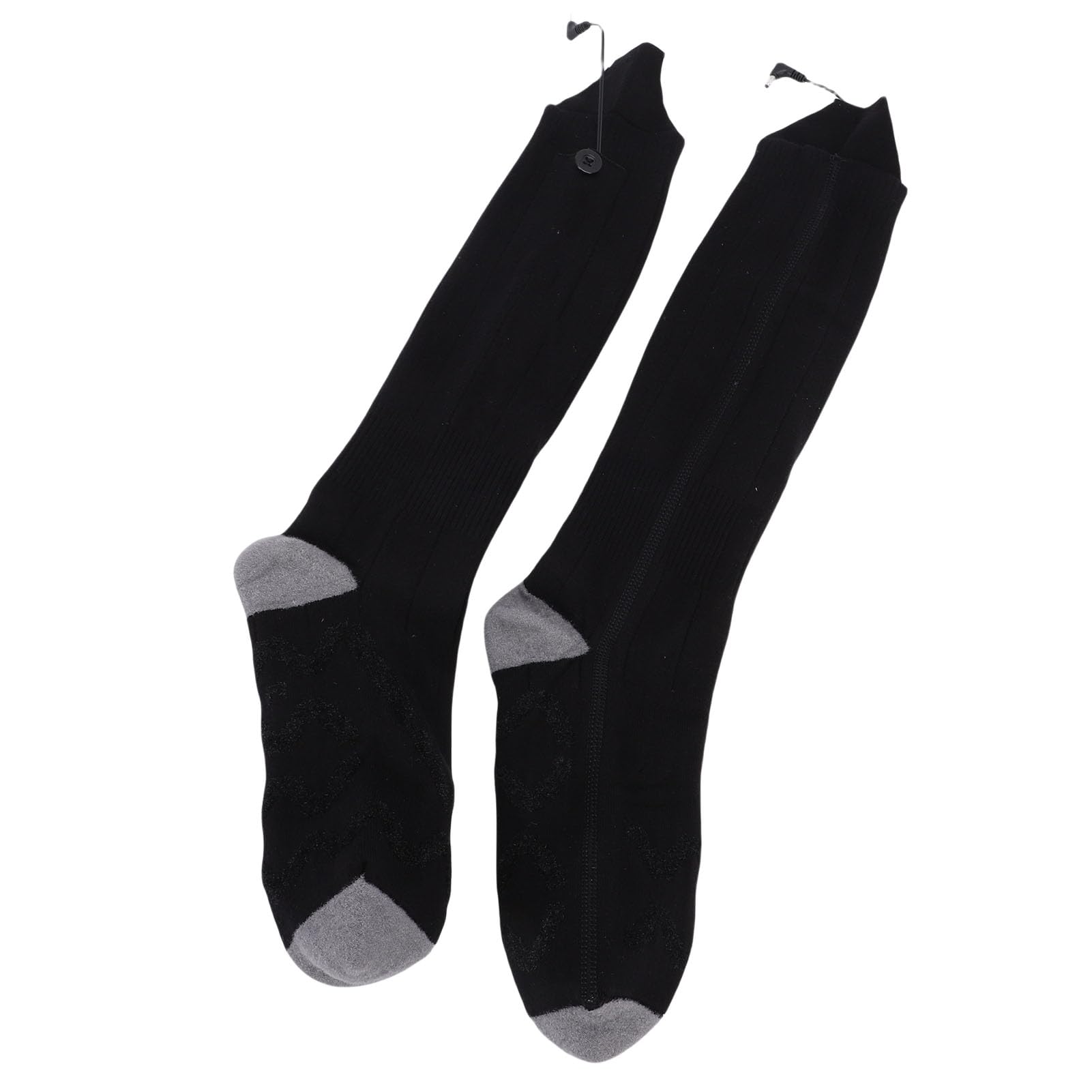 Chaussettes Thermiques Chauffantes Électriques Chauffage Double Face pour Hommes Femmes Semelle Complète Chauffage Supérieur 1 Paire Chaussettes Thermiques Chaudes d'hiver Randonnée Ski