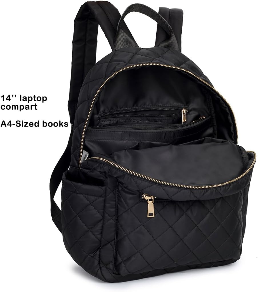 Limited Stock TOYOOSKY Black Backpack School Backpack Lightweight Women Travel Backpack Hold 14'' Laptop for Girls Best Deal 🛒 TOYOOSKY Black Backpack School Backpack Lightweight Women Travel Backpack Hold 14'' Laptop for Girls