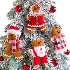 4pcs Gingerbread Man