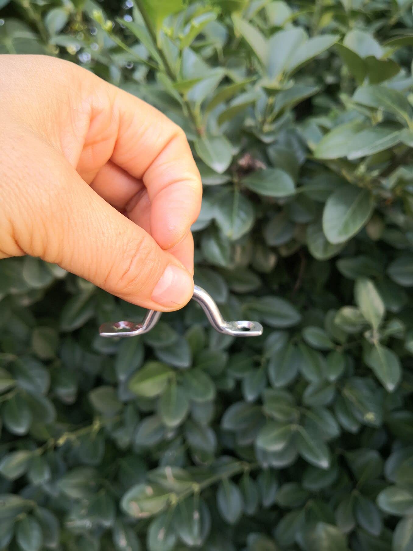 Pack Of 6 Stainless Steel Bimini Boat Top PAD EYE , Eye Straps, Tie