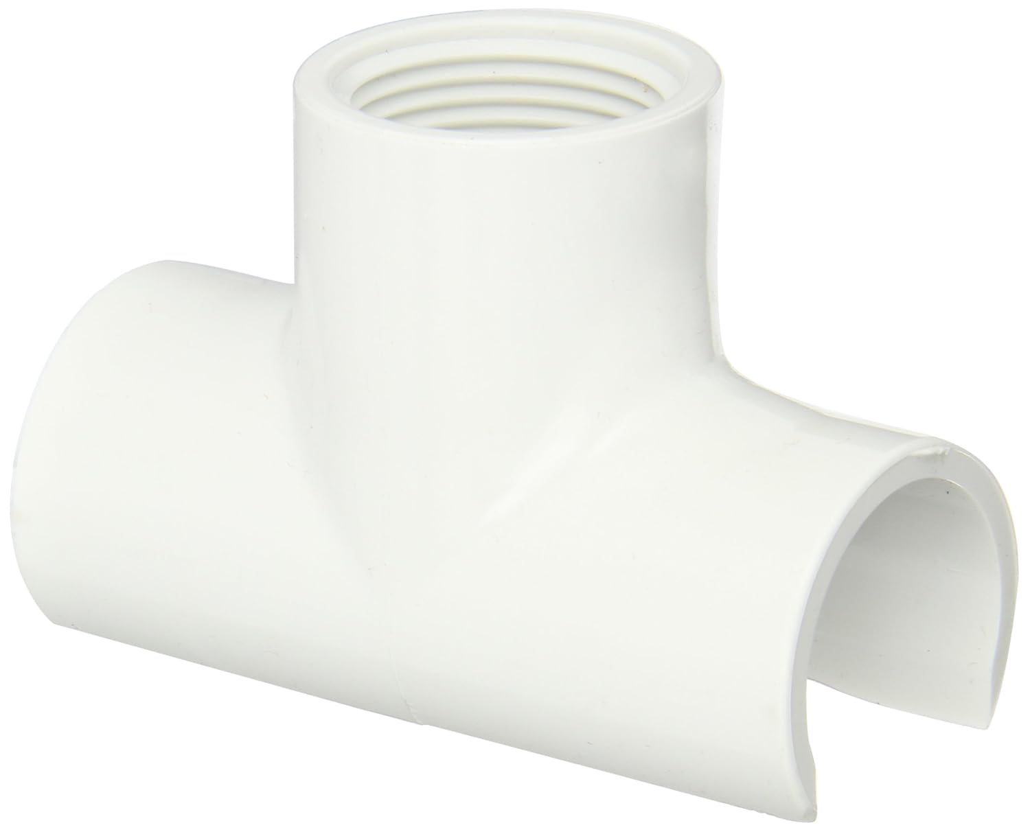 Spears 464 Series PVC Snap-On Saddle, Schedule 40, 1-1/2" IPS OD x 3/4" NPT Female