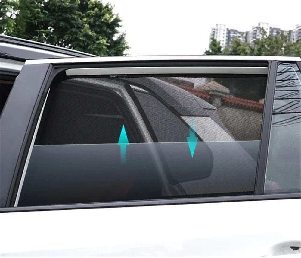 Parasol Coche Magnético Parasol Magnético Para Ventana Coche Malla Para RAV4 Para XA50 2018-2024(2pcs Side Triangle)