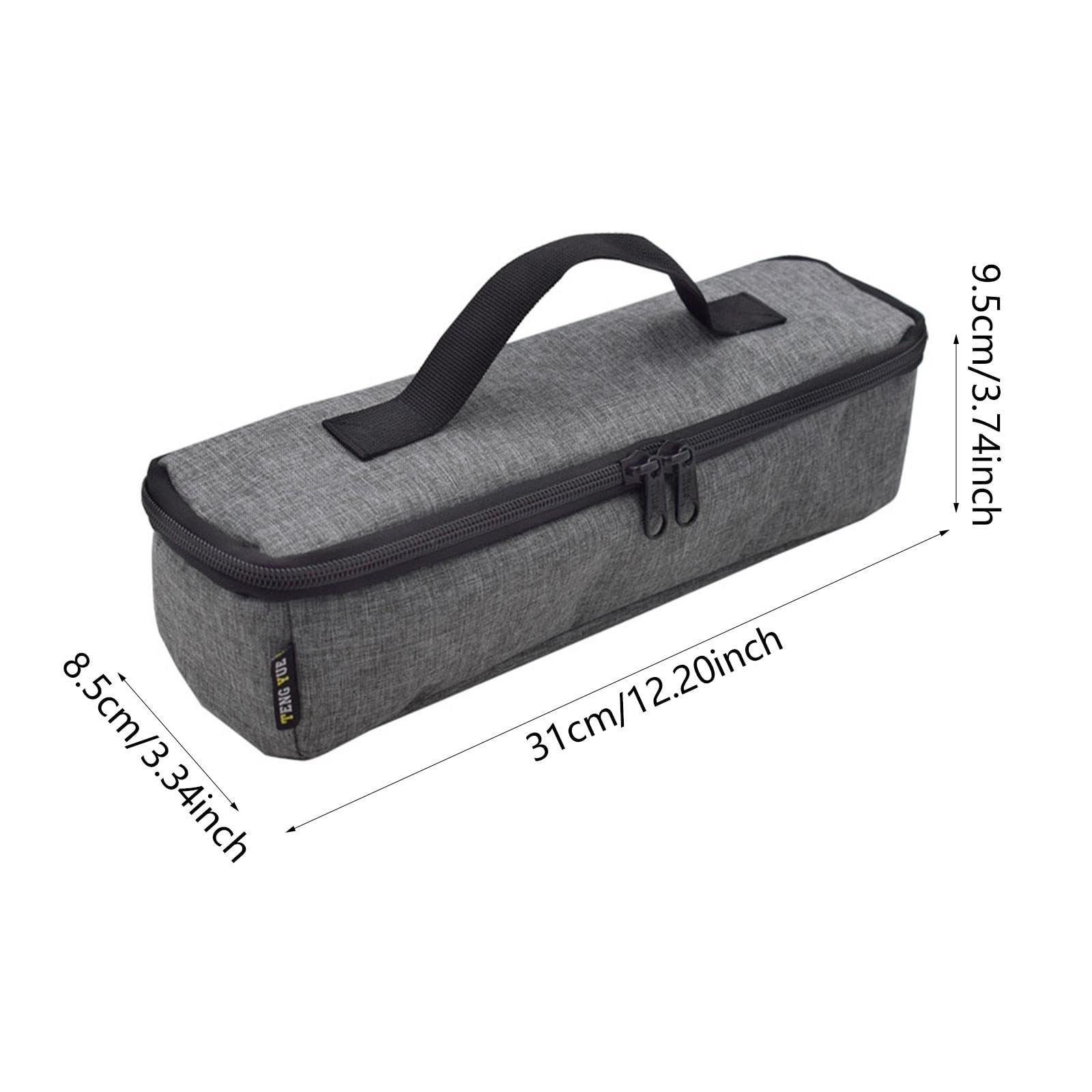 Amagogo Rainmaker-estuche de transporte para niños, divisores ajustables y cremallera, bolsa para, estuche de instrumentos musicales