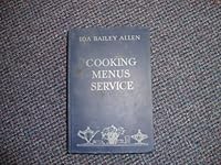 Cooking Menu Service B0047CXEDW Book Cover