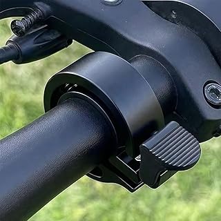 Bike Bell, Universal Adult Aluminum Alloy Bicycle Invisible Horn with Clear Loud Sound Fits 22mm Handlebar for Mountain, Road Bikes