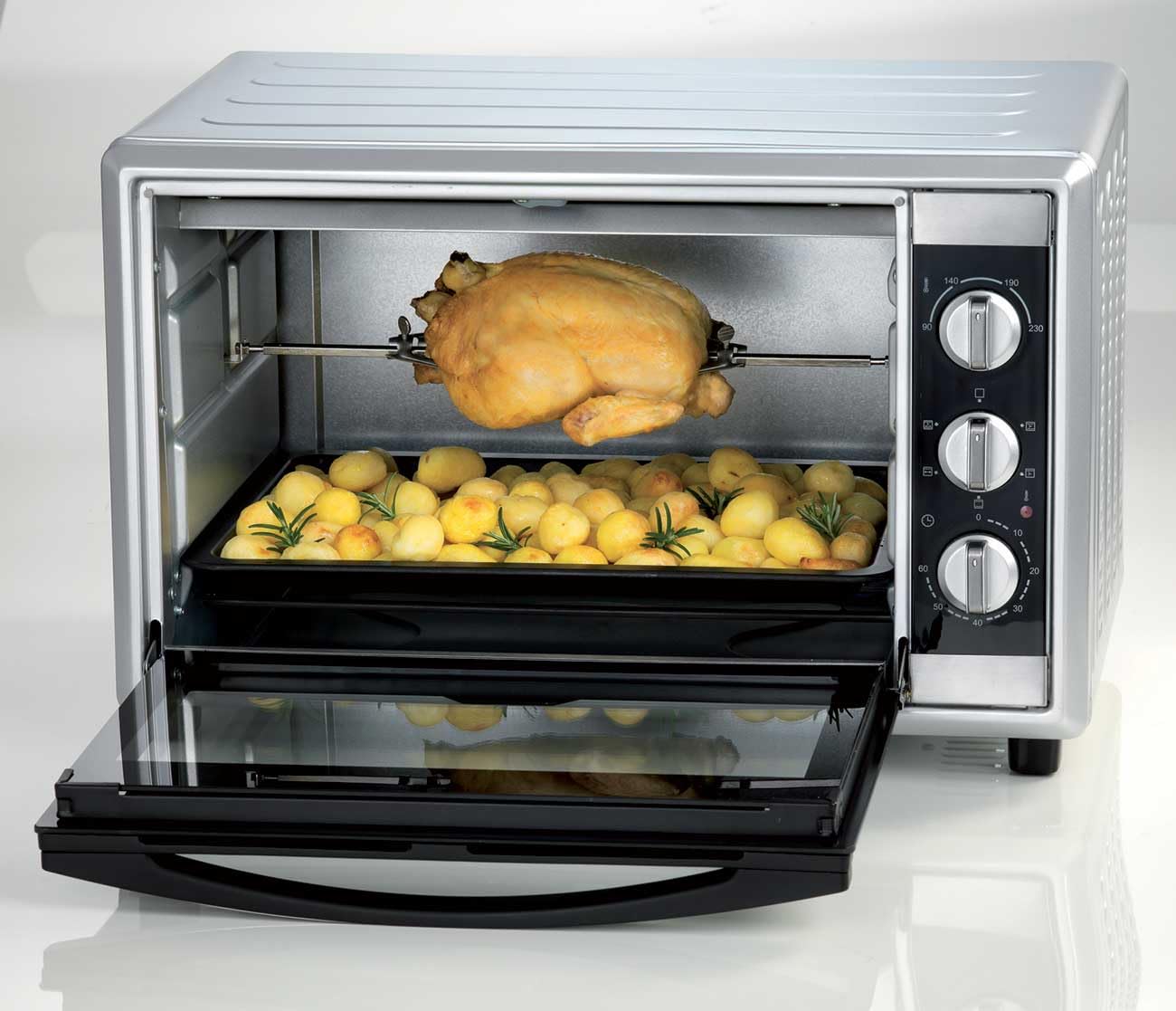 Image secondaire de Ariete 986 Mini Four Multifonctions 45 Litres, 1800W Inox, 1800