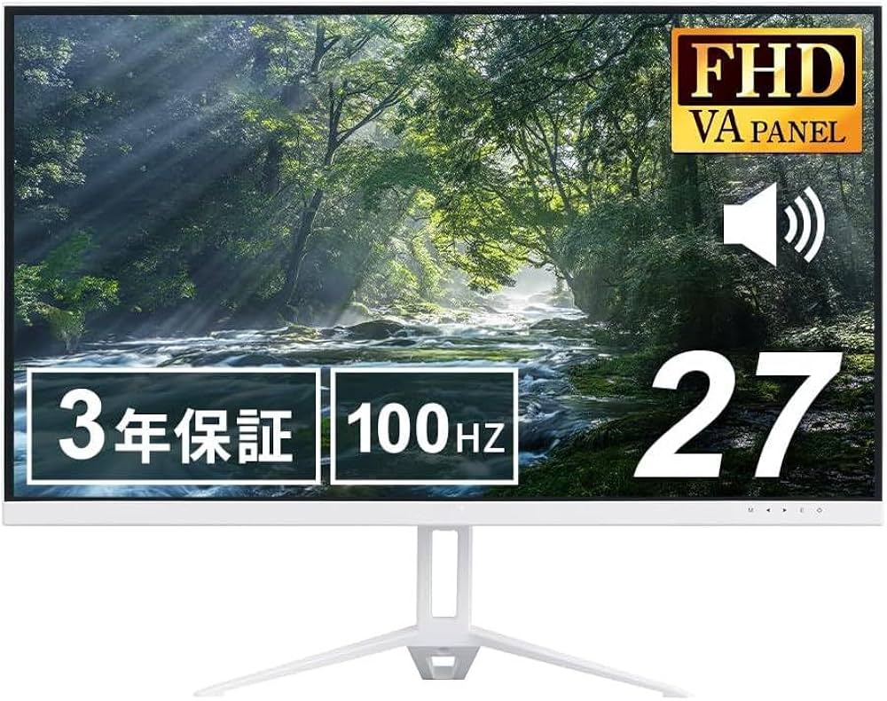 Amazon.co.jp: モニター 27インチ Full HD(1920×1080) VAパネル